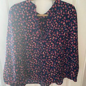 J. Crew floral blouse for sale